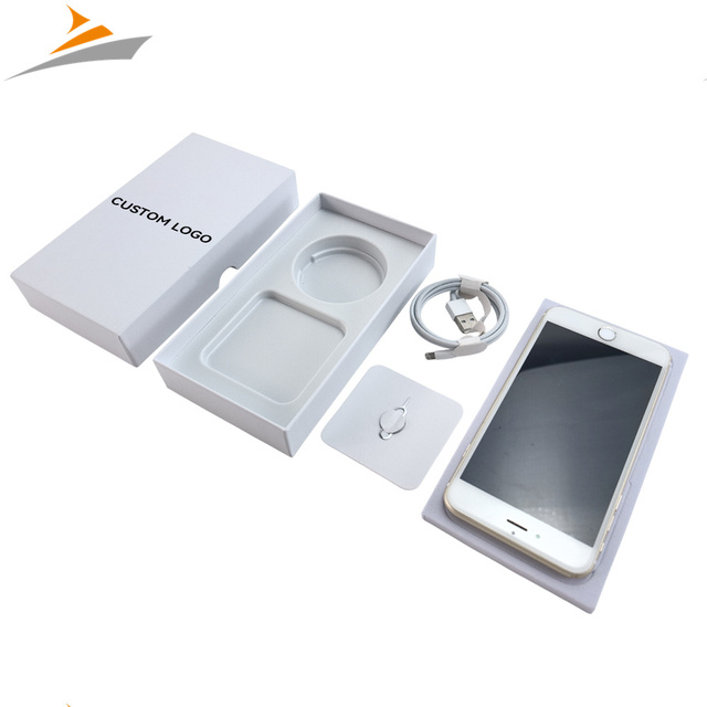 Custom Logo White Empty Phone Packing Box Universal Phone Box for iPhone 7 8 Plus X XS 11 12 13 14 15 16 17 Pro Max