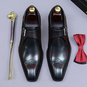 Mocasines Oxford de Cuero para Hombre, Cómodos, Antideslizantes, Transpirables, Ligeros, Casuales, para Oficina, Impermeables, con Diseño Floral - Product Image 3