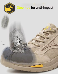 Botas de senderismo para uso en exteriores, zapatos para hombre con altura media a la pantorrilla, impermeables y antideslizantes para hombre - Product Image 5
