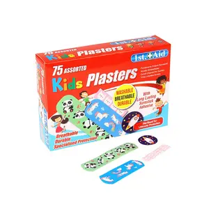 72*19mm 76*19mm Band-Aids dos desenhos animados para crianças e adultos podem ser usados pelos fabricantes de Band-Aids