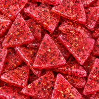 Bonbons piquants personnalisés en gros, saveur fruit du dragon, bonbons chili gommeux, halal, virals TikTok, directement de l'usine