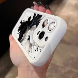 Funda para Teléfono Móvil con Diseño de Tinta Blanca y Negra para iPhone 16 15 17 <span class=keywords><strong>AirPro</strong></span> Max, Carcasa Trasera de Color Caramelo, Venta al Por Mayor - Product Image 4