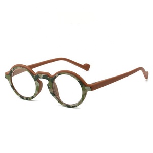 Lunettes de vue rondes en matériau PC, tendance pour hommes, certifiées CE, protègent vos <span class=keywords><strong>yeux</strong></span> et offrent une vision claire et durable pour la vie quotidienne - Product Image 6