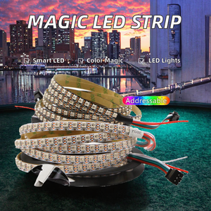 4Mm Hẹp Sk6812 LED Ma Thuật Dải Màu 5M Dài 60-144 Đèn Led/M Cá nhân Địa Chỉ SMD 3535 <span class=keywords><strong>RGB</strong></span> Ánh Sáng Thông Minh Dải Đèn - Product Image 3