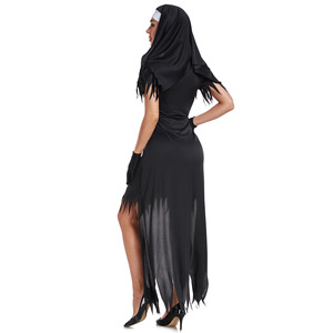 Disfraz <span class=keywords><strong>de</strong></span> Monja <span class=keywords><strong>Vampiro</strong></span> Zombi Negra <span class=keywords><strong>para</strong></span> <span class=keywords><strong>Mujer</strong></span>, Vestido <span class=keywords><strong>de</strong></span> <span class=keywords><strong>Halloween</strong></span> - Product Image 2