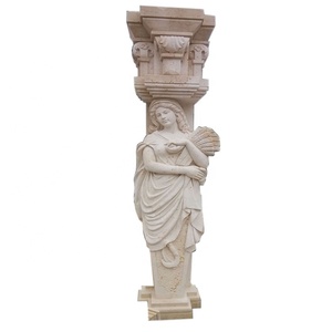 ยุโรปหินอ่อนรูปปั้นเสาหินคอลัมน์สำหรับอาคาร - Product Image 5