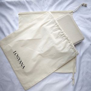 Custom Logo Natural Cotton <b>Bag</b> for Wedding & Party Favors <b>Small</b> MOQ Reusable Gift <b>Bag</b> Handbag Shoes Jewelry Dust <b>Bag</b> - Product Image 3