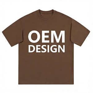 T-shirt ample streetwear hip-hop décontracté à manches courtes de couleur unie pour hommes - Product Image 1