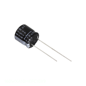 Condensateur Radial TH en Alumine 10µF 20% 160V, Distributeur Autorisé, Traversant (Through Hole) 10 uF 160WXA10MEFC10X9 - Product Image 1