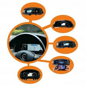 Écran LCD 12.3 "Auto Meter Instrument Cockpit Display pour Volkswagen <span class=keywords><strong>Golf</strong></span> 7 Tableau de Bord Cluster Numérique - Product Image 3