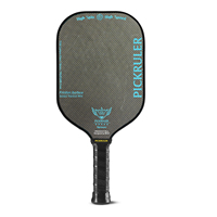 Raquette de pickleball allongée en fibre de carbone nid d'abeille approuvée par l'USAPA IMAO 16 mm Haute qualité Durable Léger 225 g Sports de plein air