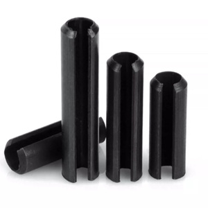 Pasador de resorte ranurado al por mayor GB879 de acero 65Mn con acabado negro, pasador de resorte hueco, pasador de centrado - Product Image 4