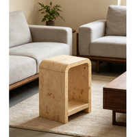 Table basse de haute qualité, moderne, en bois massif, pour salon, table d'appoint en bois, prix de gros