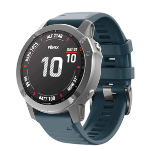 Lionorm impermeable deporte silicona 20mm 22mm 26mm correa de reloj intercambiable para Garmin Fenix6 6x7x5 <span class=keywords><strong>Smartwatch</strong></span> - Product Image 5