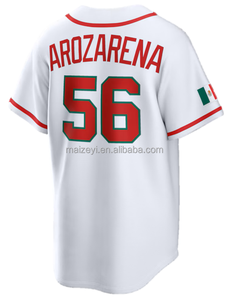 2026 Migliore Qualità Personalizzata Messico # 30 Alejandro Kirk # 16 Jarren <span class=keywords><strong>Duran</strong></span> # Maglia cucita Randy Arozarena numero 56 per il World Baseball Classic - Product Image 5