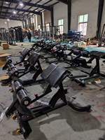 Banc de musculation commercial en acier Q235 avec dossier, chaise romaine, vente directe usine