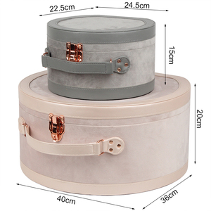 Bộ 2 Hộp Đựng Đồ Trang Điểm Màu Hồng Và Màu Xám Khá Đẹp Hộp Đựng Đồ Gia Dụng Ngoài Trời Có Nắp Đậy - Product Image 3