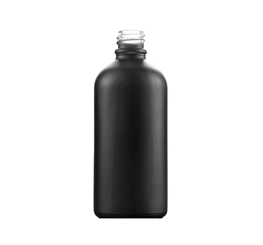 Full specification spot matte black jet frosted black refined oil bottle