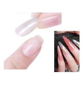 24 Körner Transparent Jelly Doppelseitiges Klebeband Etikett Wasserdichte DIY doppelseitige Tape Nail Art Aufkleber für Press On Nails