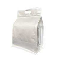 Sachet d'emballage alimentaire anti-humidité refermable avec fermeture éclair, en papier kraft de qualité alimentaire, aspect kraft, pour noix, bonbons, biscuits, chips, Doypack