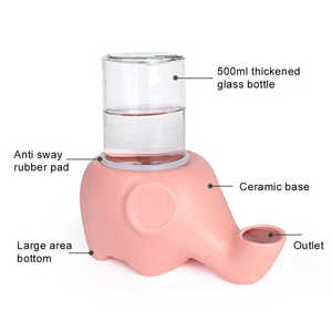 Ciotola per Gatti in Ceramica con Design a Elefante, Ecologica, con Dispenser e Accessori - Product Image 5