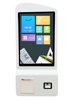 Kiosque de commande automatique pour restauration rapide WUXIN KFC McDonalds avec écran tactile de 27/32 pouces, SDK et reconnaissance faciale