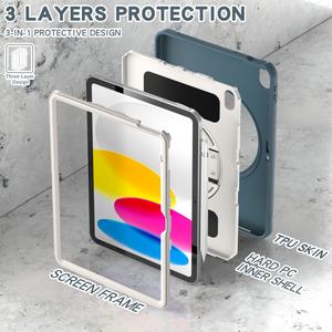 <span class=keywords><strong>2022</strong></span> iPad 10e génération 10.9 pouces accessoire de tablette étui de protection en TPU antichoc et robuste matériau <span class=keywords><strong>PC</strong></span> - Product Image 6