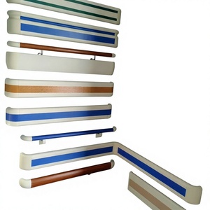 Modern PVC <b>Wall</b>-<b>Mounted</b> Handrail Stair <b>Railings</b> Rust Resistant Water Resistant Outdoor Use - Product Image 1