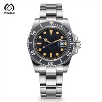 Jam Tangan Diver Otomatis Pria Stainless Steel Tahan Air Analog Berkualitas Tinggi Pasokan ODM