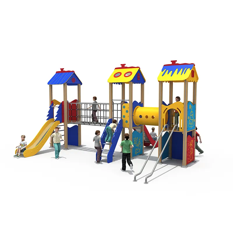 पीई बोर्ड आउटडोर खेल का मैदान खिलौने पिछवाड़े और समुदाय के लिए आउटडोर खेल का मैदान मनोरंजन उपकरण