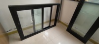 Grandes fenêtres coulissantes OEM ODM personnalisées en verre moderne commercial à haut rendement énergétique pour l'extérieur de la cuisine de bureau