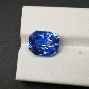 Saphir bleu cornflower naturel du Sri Lanka 7,51 carats, forme octogonale, pierre précieuse en vrac pour bague personnalisée, pendentif, vente en gros - Product Image 3