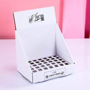 Bán lẻ Kệ các tông truy cập hàng đầu hiển thị đứng hiển thị Mỹ phẩm cửa hàng gấp carton giấy các tông sóng hộp hiển thị - Product Image 3