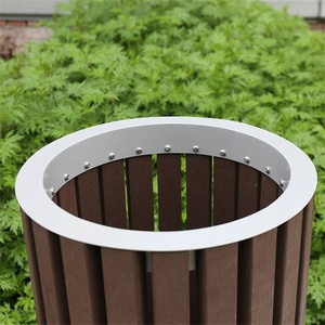 Contenedor de Basura para Exteriores, Cubo de Basura Ecológico para Parques y Calles, Contenedor de Reciclaje Público y Comercial - Product Image 3