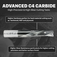 Fraiseuse CNC Tideway pour dégrossissage, fraise à 3 dents pour agglomérat et MDF