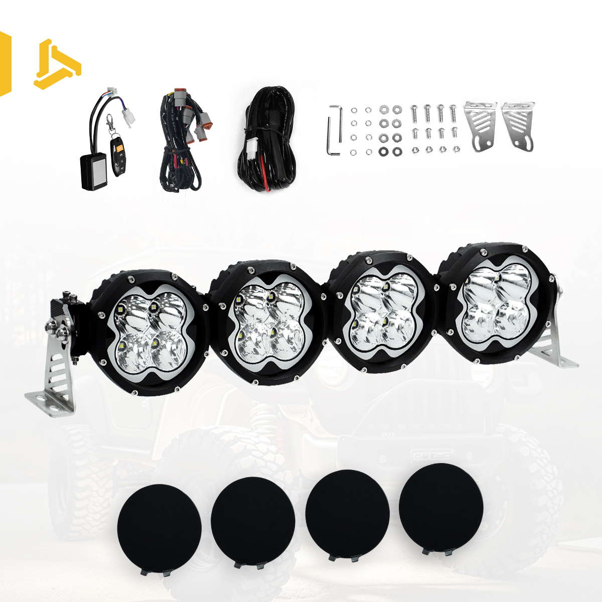 Kit de barre lumineuse (couvercle noir)