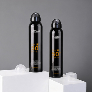 Botella de Spray Facial Hidratante Negra de 200 ml, Cilíndrica, con Pulverizador de Presión para Maquillaje, Tónico, Loción, Protector Solar - Product Image 4
