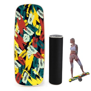 Zhensheng Nhà Máy Bán Buôn Chất Lượng Cao Bền Tập Thể Dục Tập Thể Dục Cân Bằng Lõi Đào Tạo Gỗ Cân Bằng Hội Đồng Quản Trị Với Logo - Product Image 2