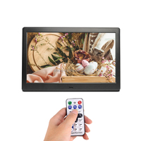 Vorteile 10 Zoll digitaler Bilderrahmen Full HD LCD IPS-Display Foto Musik Video Player Kalender Alarm Timer Fernbedienung