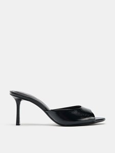 ZA2026 Nouvelle collection Printemps-Été – Escarpins noirs à talon fin, bout ouvert, à enfiler, légers, sexy, pour femme - Product Image 4