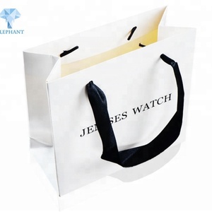 Bolsa de Papel Económica para Compras, Impresa con Logotipo Personalizado, de Buena Calidad - Product Image 2