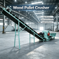 Broyeur à bois complet 1300 132KW 15-20T/H pour bûches, branches et palettes