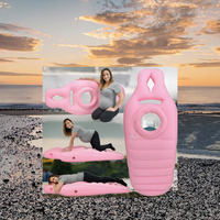 Oreiller gonflable pour femme enceinte avec trou, surface douce, oreiller de maternité, cadeaux promotionnels pour le yoga