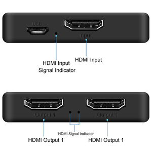 Répartiteur <span class=keywords><strong>HDMI</strong></span> professionnel 1 entrée 2 sorties et 1 entrée 4 sorties, distributeur vidéo <span class=keywords><strong>4K</strong></span> 3D 1080P pour double moniteur, téléviseur, projecteur, PS4, Xbox - Product Image 6