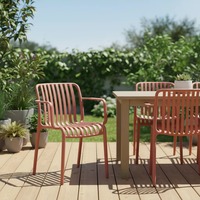 Chaise de salle à manger en plastique empilable de qualité supérieure certifiée EN581, pour l'intérieur et l'extérieur, café, jardin, restaurant