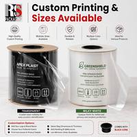 Sacs pré-ouverts en rouleau en LDPE recyclable, imprimés par gravure sur mesure, thermoscellables, personnalisables en mm pour la reconnaissance de marque en détail Runsheng