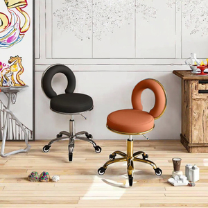 Jincheng, silla hidráulica ajustable de cuero PU para pedicura, muebles de salón de belleza para barbería, taburetes de Bar giratorios - Product Image 3