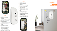 Hanovre DSC 2024 vente à chaud nouveau chauffe-eau électrique instantané sans réservoir avec pompe de surpression 24v pour salle de bain douche hôtel maison