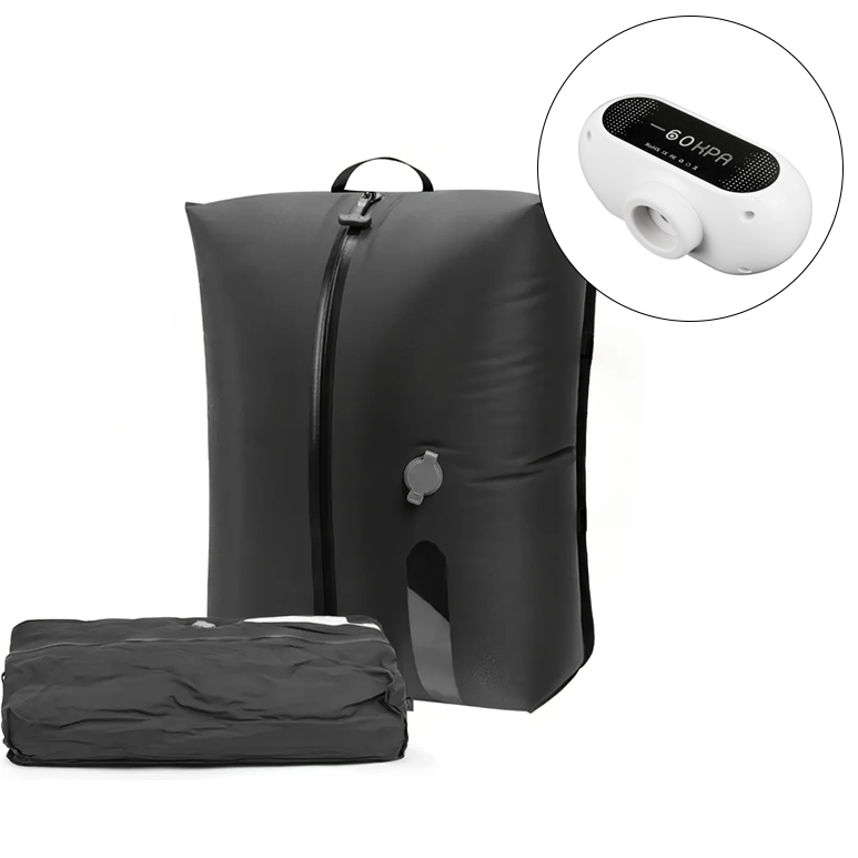 1 (storage bag) + 1 electric pump