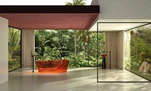 Nouvelle conception, baignoire transparente en résine de haute qualité, baignoire transparente, baignoire en résine cristalline tendance, <span class=keywords><strong>LOVELIFE</strong></span> - Product Image 3